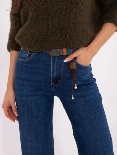 Spodnie jeans SP  ciemny niebieski model 21734287 - FPrice