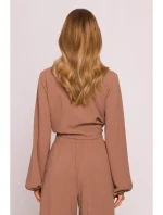 Krátký top s vázáním model 21136149 - Moe