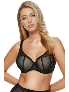 Dámska podprsenka Lara-B4 Black - Gorteks