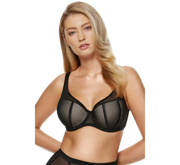 Dámska podprsenka Lara-B4 Black - Gorteks Dámska podprsenka Lara-B4 Black - Gorteks