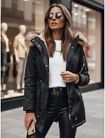 Dámská zimní bunda parka černá Dstreet model 21971026 - FashionStreet
