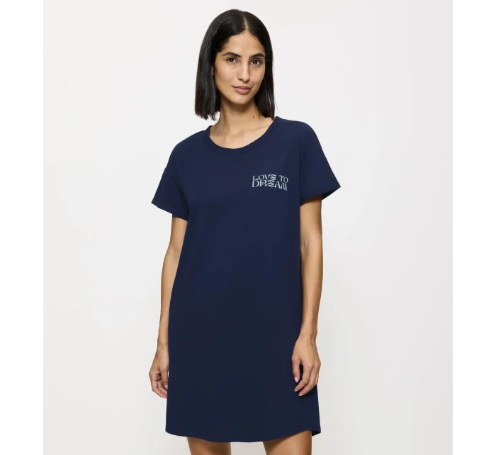 Dámske nočné košele Nočné košele NDK X - BLUE - tmavomodrá 6047 - TRIUMPH