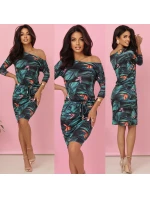 13-166 Športové šaty s vreckami a viazankou - 3D listy
