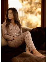 Smile 4 3XL5XL dámské rozepínací pyžamo model 21750838 - Cornette