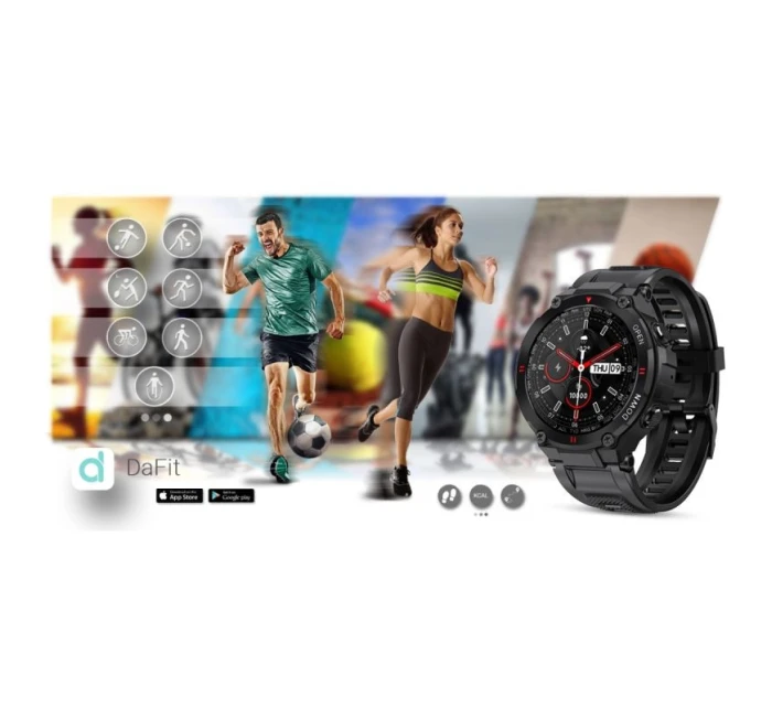 GIEWONT Black GW430-1 smart hodinky GIEWONT Black GW430-1 smart hodinky