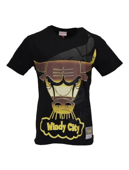 Tričko Mitchell & Ness NBA Big Face 4.0 NBA Chicago Bulls