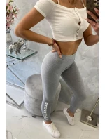 Legíny nohavice Brooklyn šedé Legíny nohavice Brooklyn šedé