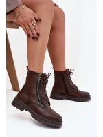 Dámské Workery Zateplené Čokoládové model 21747784 - Boto Dámské Workery Zateplené Čokoládové model 21747784 - Boto