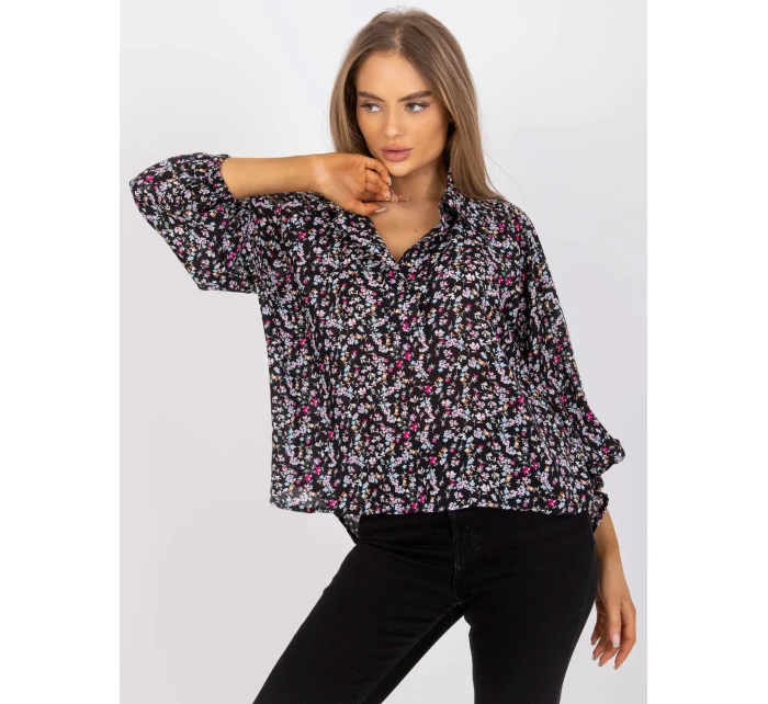 Blúzka CHA BZ 3303 1.34 čierna a ružová