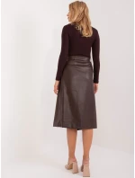 EM SD sukňa B9326.64 tmavohnedá