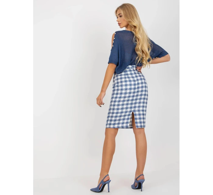 Dámská sukně LK SD  modrá  model 18178511 - FPrice