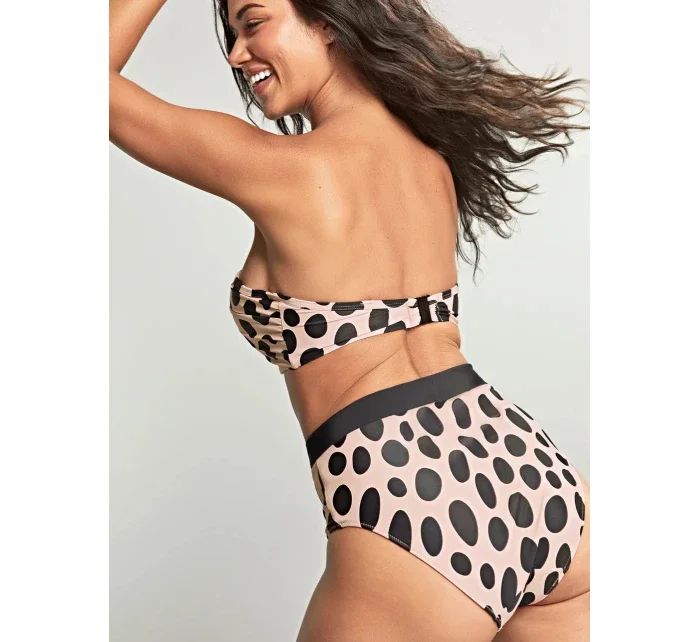 Spodní díl plavek  béžové s puntíky  model 20069590 - Panache