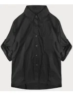 Černá košile s ozdobnou mašlí na zádech model 20082443 - MADE IN ITALY