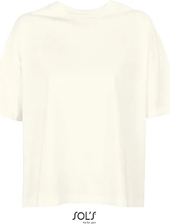 SOL'S Boxy Women Dámske tričko oversize 25.3807 off white