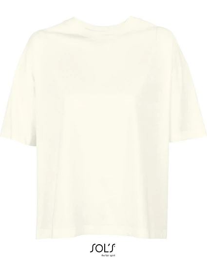 SOL'S Boxy Women Dámske tričko oversize 25.3807 off white SOL'S Boxy Women Dámske tričko oversize 25.3807 off white