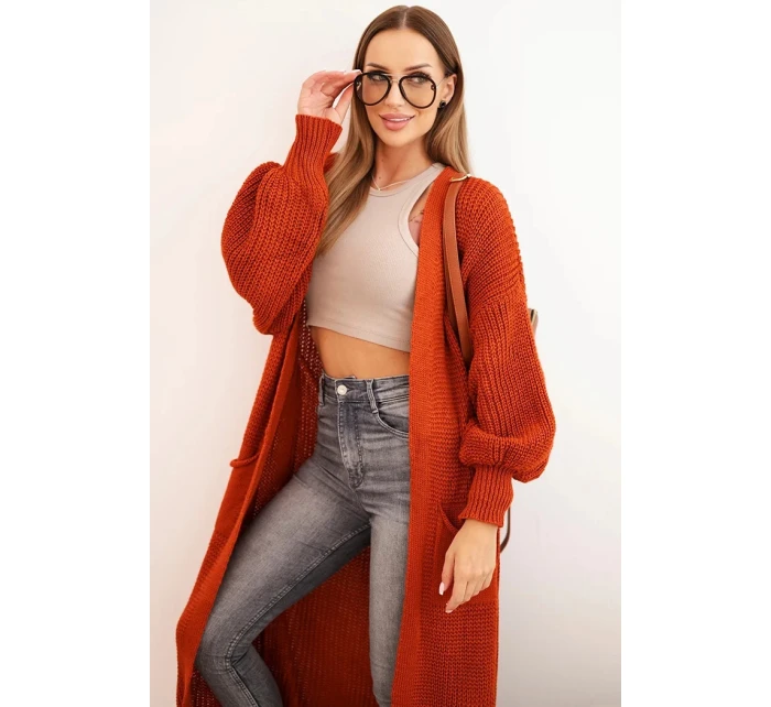 Dlhý sveter červený Dlhý sveter červený