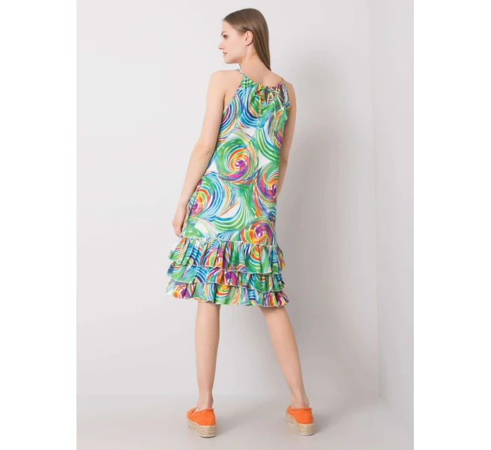 Šaty CHA SK 0852.89P biela zelená