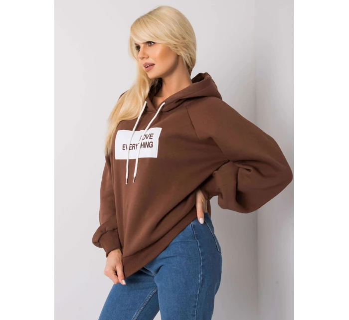 Mikina EM BL model 15883862 hnědá - FPrice Mikina EM BL model 15883862 hnědá - FPrice