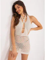 Šaty EM SK LR 04.26 svetlo béžová