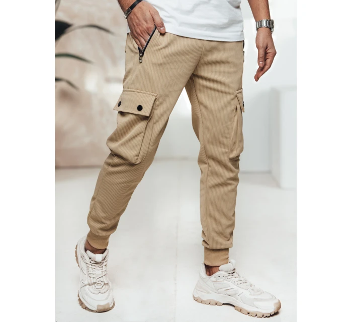 Pánské kalhoty cargo béžové Dstreet model 21982810 - FashionStreet