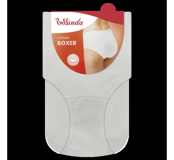 Dámske bavlnené nohavičky LADIES COTTON BOXER - BELLINDA - biele