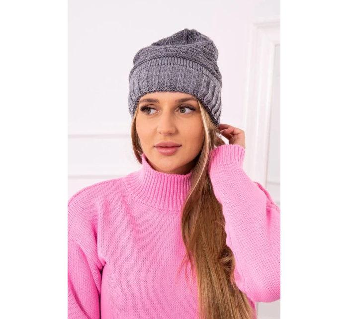 Dámska čiapka Elora K336 tmavo šedá Dámska čiapka Elora K336 tmavo šedá