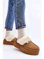 Dámské sněhule na tlusté Camel model 21644664 - Boto Dámské sněhule na tlusté Camel model 21644664 - Boto