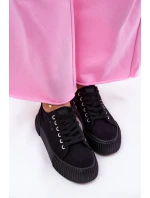 Dámské Textilní Tenisky Big Star model 21692039 Černé - Big Star Shoes