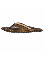 Unisex žabky Cairns Orange-Brown-Black - Gumbies