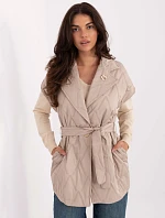 Dámska vesta béžová - Rue Paris