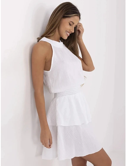 Šaty MI SK bílé model 22216293 - FPrice