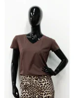 Dámská halenka s krátkým rukávem Dámská halenka s krátkým rukávem