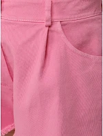 Spodenki damskie jeansowe na z  różowe model 22210610 - FashionStreet