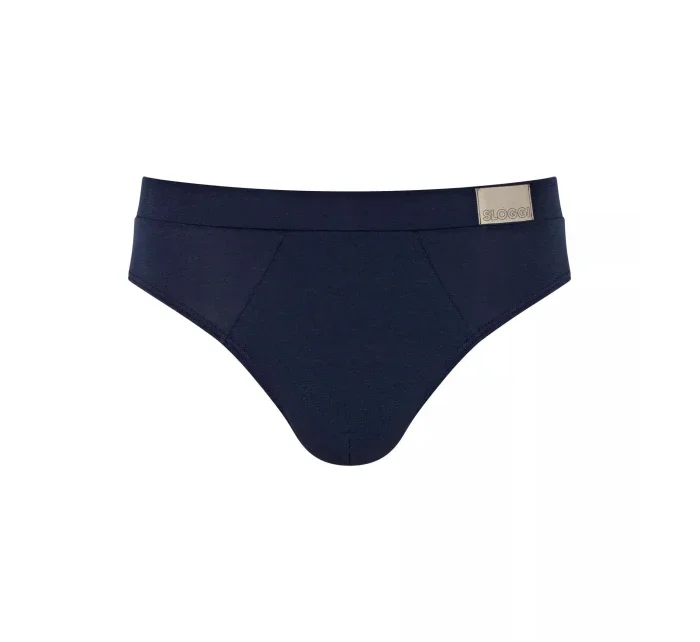 Pánske nohavičky GO Natural Brief C2P - BLUE - modré M008 - SLOGGI