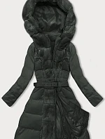 Dámska zimná bunda s ozdobnou kožušinou (5M3158-136)