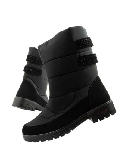 Progress zimní boty sněhové boty dámské zateplené módní dámské zipy