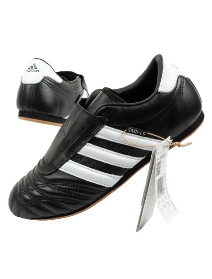 Adidas dámske športové topánky Taekwondo black slip-on leather women's