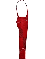 JN (4260) Pracovní kalhoty s laclem Solid 02.M red model 22493246 - Daiber