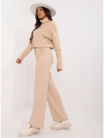 Spodnie LK SP model 20459118 beżowy - FPrice Spodnie LK SP model 20459118 beżowy - FPrice