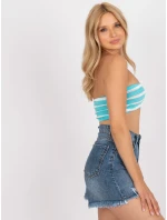 Šortky RO SN model 17363203 tmavě modrá - FPrice Šortky RO SN model 17363203 tmavě modrá - FPrice