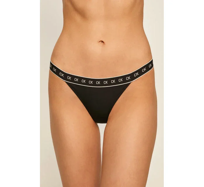 Spodný diel plaviek KW0KW00945-BEH čierna - Calvin Klein Spodný diel plaviek KW0KW00945-BEH čierna - Calvin Klein