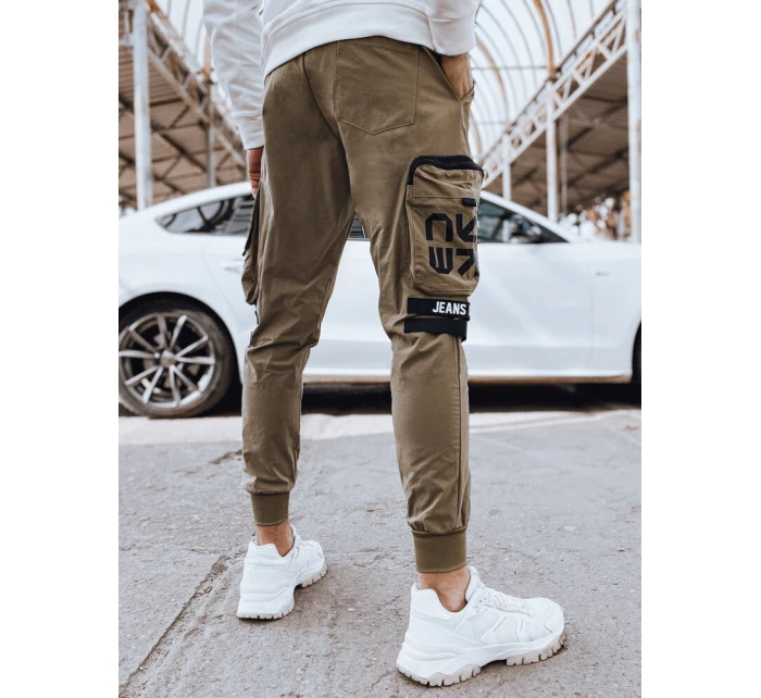 Pánske bojové nohavice béžové FashionStreet UX4308