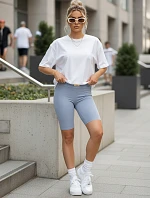 Dámske športové cyklistické šortky, modré, FashionStreet SY0560