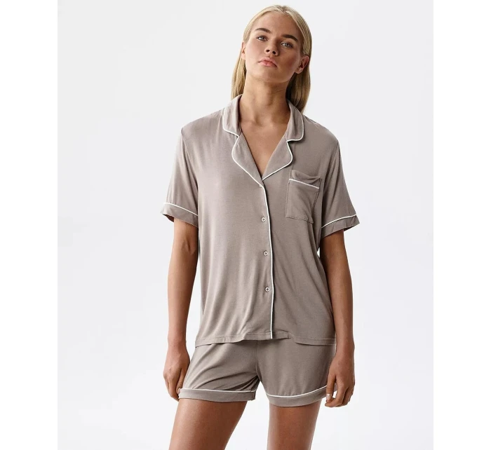 Atlantic NLP-496 w/r S-2XL pruhované pyžamo