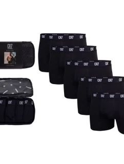 Pánske boxerky CR7 5 pack black na darček - 8123-49-2902