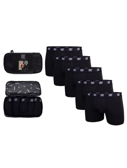 Pánske boxerky CR7 5 pack black na darček - 8123-49-2902