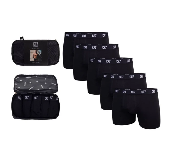 Pánske boxerky CR7 5 pack black na darček - 8123-49-2902