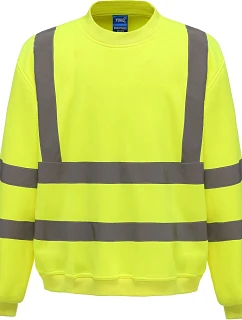 Mikina Yoko HVJ 510 Hi-Vis 79.J510, žltá, vysoká viditeľnosť