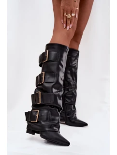 Topánky na podpätku model 217204 Krok vo veľkom štýle