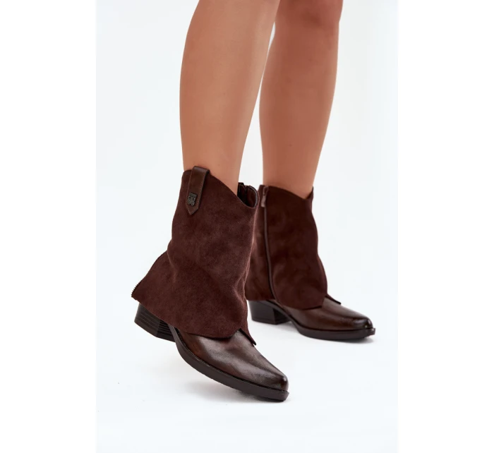 Topánky na podpätku model 217811 Krok vo veľkom štýle Topánky na podpätku model 217811 Krok vo veľkom štýle